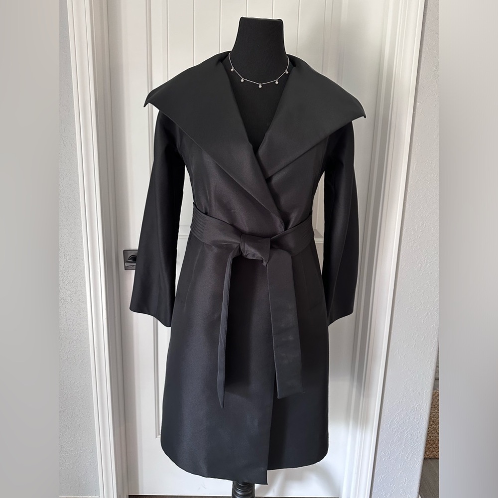 ADOLFO DOMINGUEZ belted wrap coat Sz 42/6